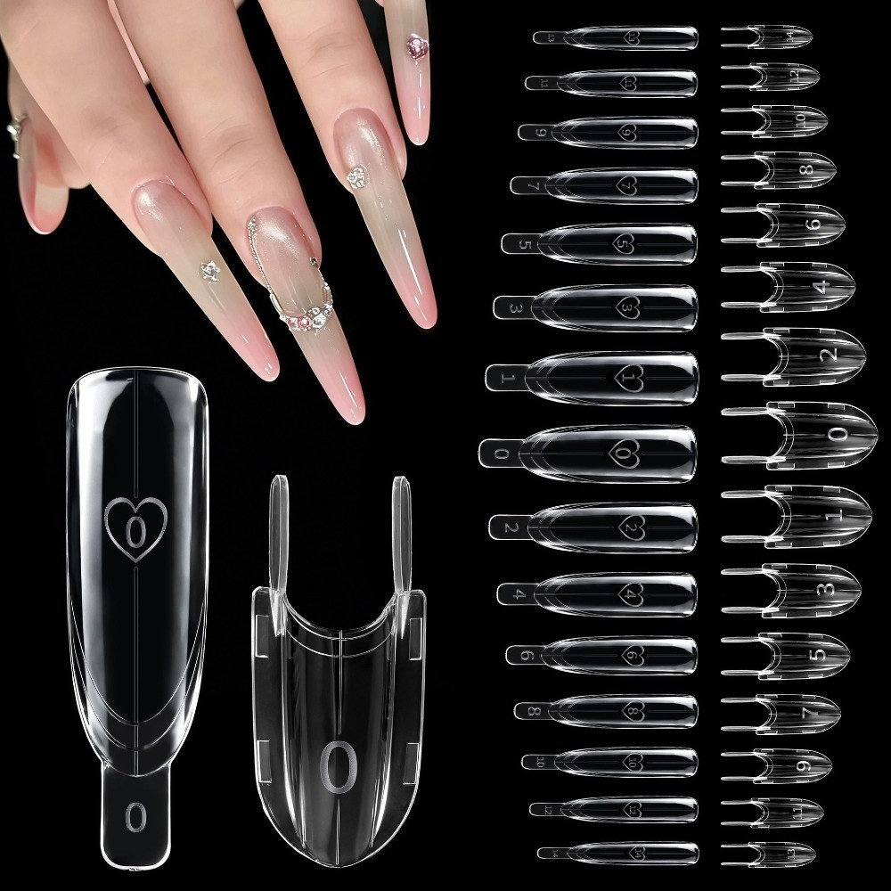 120개 로켓 모양 샌드위치 듀얼 네일 폼 클리어 DI - Nail Art Y2K 리뷰 및 가격