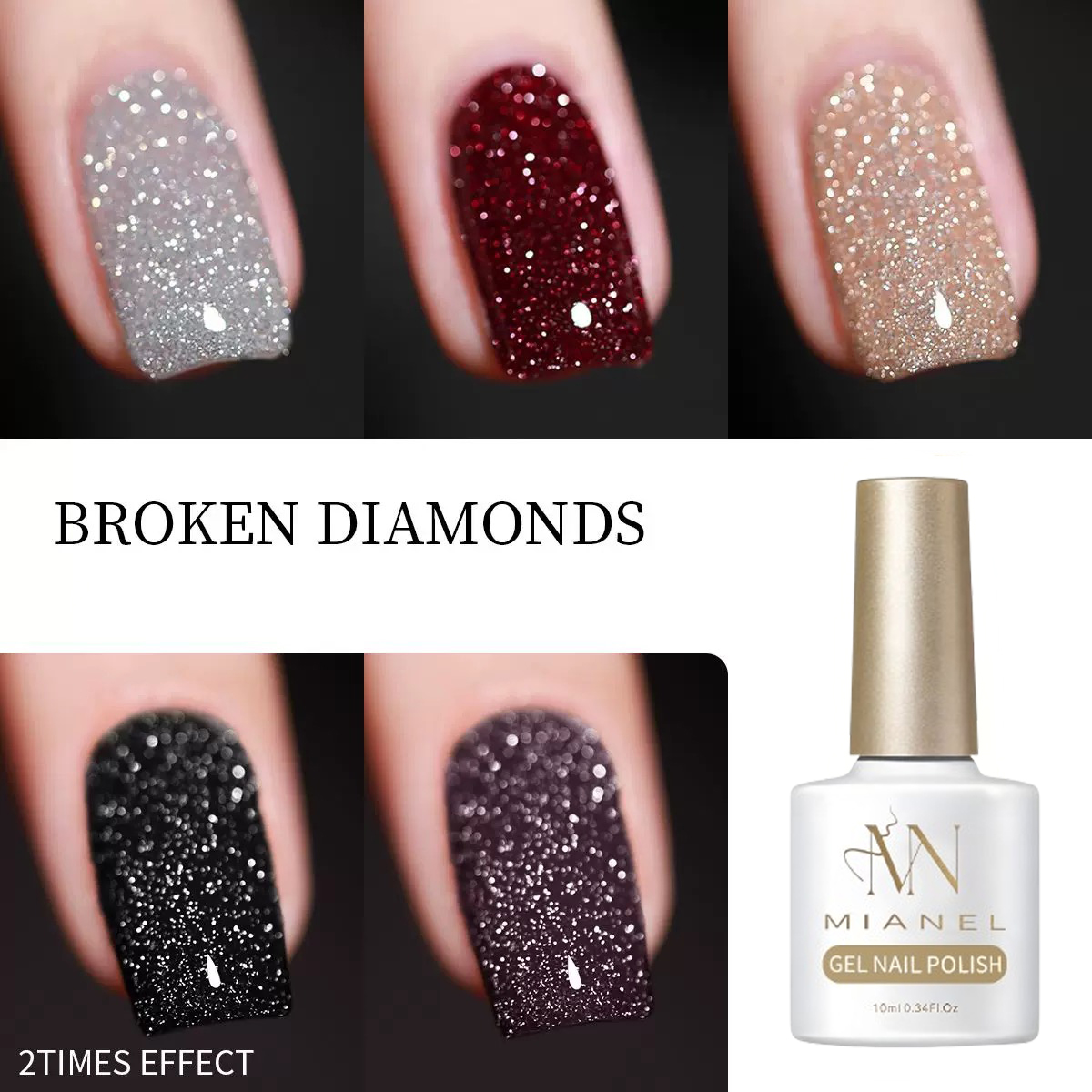 MIANEL 2026 가을 젤 네일 폴리시 접착제 버스 - Nail Art Xmas 리뷰 및 가격