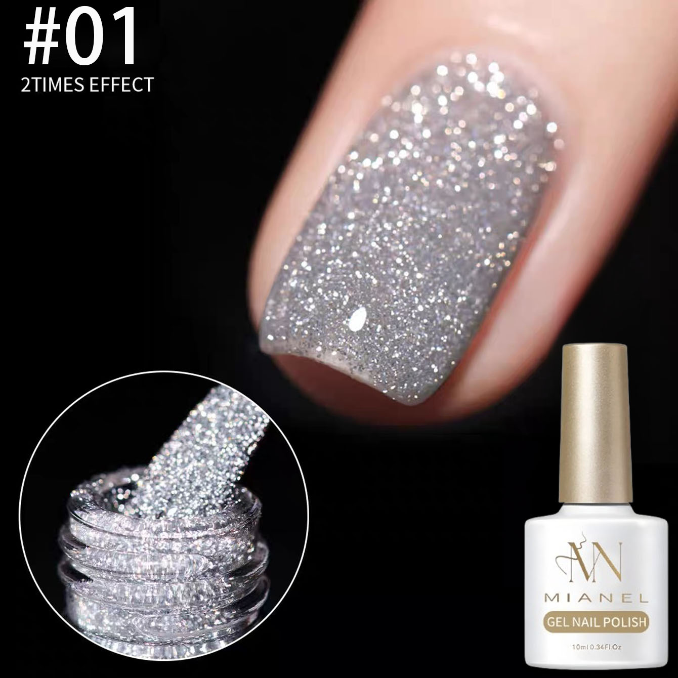 MIANEL 2026 가을 젤 네일 폴리시 접착제 버스 - Nail Art Xmas 리뷰 및 가격